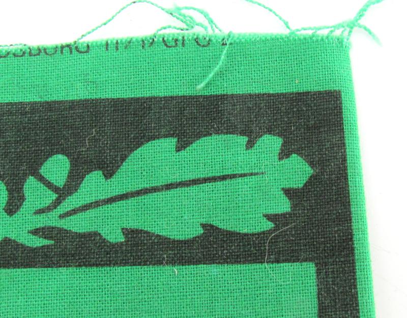 Printed Heer/Waffen-SS camouflage rank patch