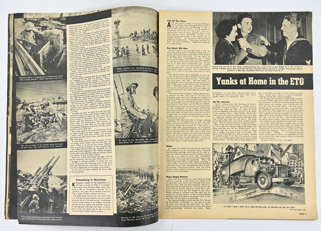 US WW2 Yank Magazine March 19th, 1944