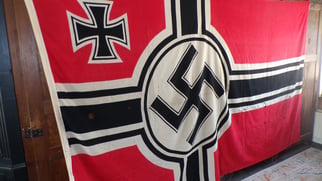 Large WWII German Kriegsmarine Reichskriegsflagge