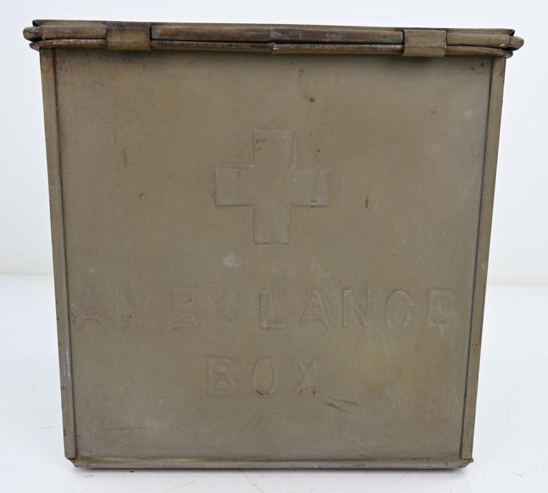 US WW1 Military Medical Deptartment Steel Ambulance Box