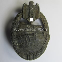 'Panzerkampfabz. in Bronze' (or: bronze-class panzer assault-badge or...