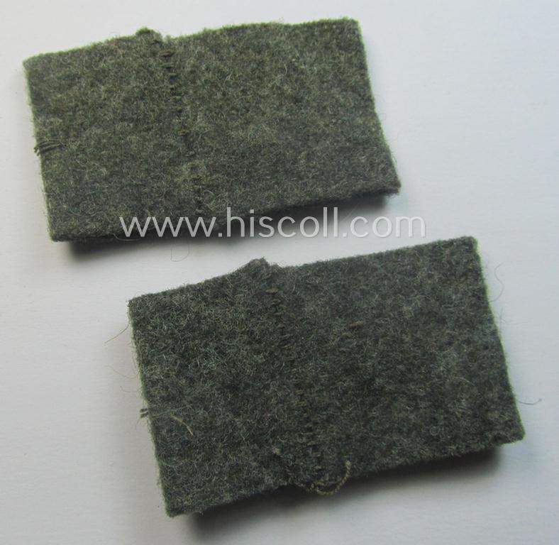 Pair of WH (Heeres) 'Kradschützen'-related, so-called: regimental shoulderstrap-'slip-ons' (ie. 'Schulterstück-Überschuben'): 'Soldat des Kradschützenbtl. der Pz.Div. u. Inf.Div. (mot) 159'