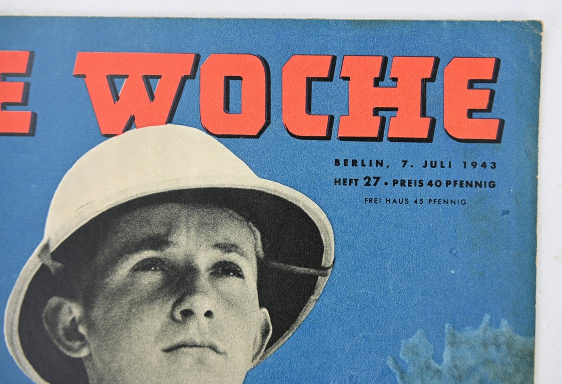 German Third Reich Magazine 'Die Woche' 1943