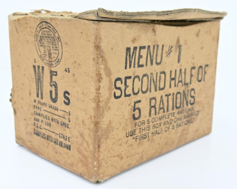 US WW2 Ten-in-One Ration Box
