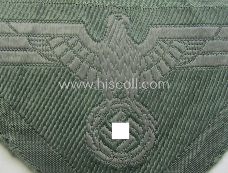 Later-war-period, WH (Heeres) so-called: 'M44'-pattern- and/or: trapezoid-shaped breasteagle (ie. 'Brustadler für Manns. u. Uffz.')