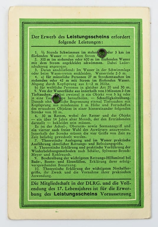 German DRLG Certificate