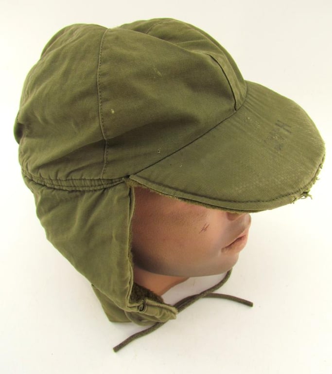 US WWII Original Winter Pile Cap