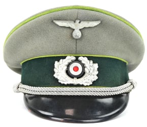 German WH Officer Panzer-Grenadier Visor Cap