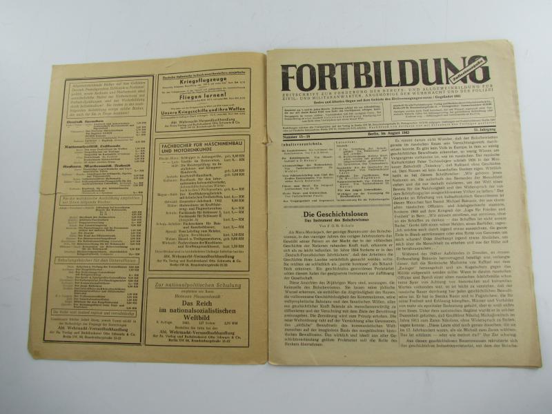 Fortbildung Magazine Nr 15-16 August 1943
