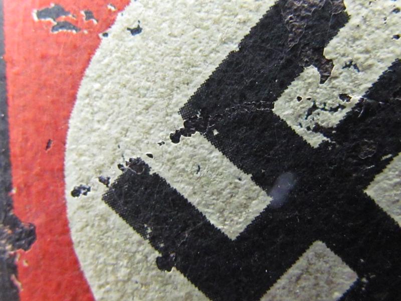 M35 Double Decal Polizei ‘beaded’ Luftschutz Helmet EF66