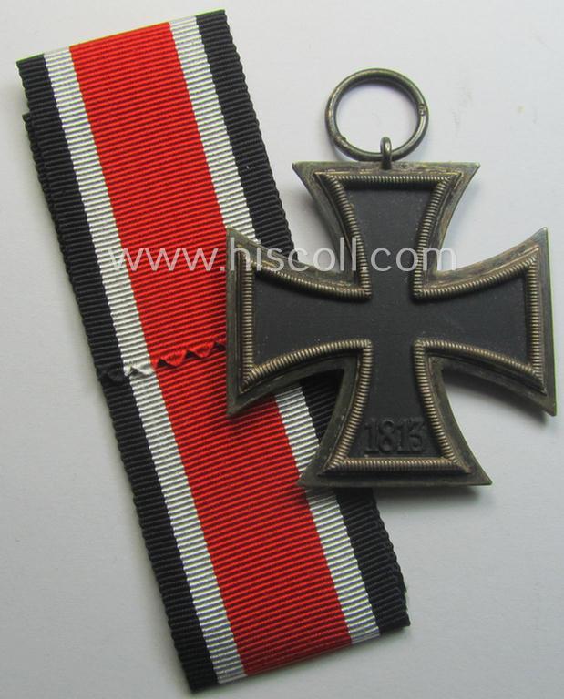 'EKII. Klasse' being a maker- (ie. '65'-) marked example that comes together with its non-confectioned ribbon (ie. 'Bandabschnitt') by the maker (ie. 'Hersteller'): 'Klein & Quenzer'