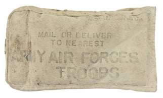 USAAF WW2 Aerial Message Bag