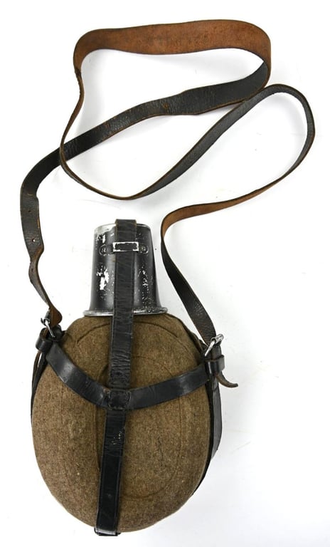 German WH Medic or GBJ Canteen with Carrying Strap