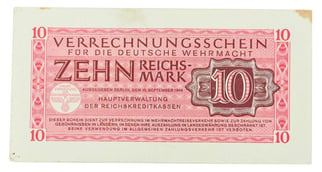 German Wehrmacht Banknote 10RM