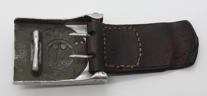 (Heer) EM/NCO's Aluminum Belt Buckle 'FLL' 1938