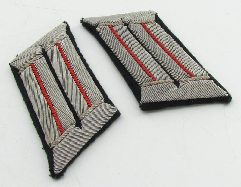 Wehrmacht ( Heer ) Artillery Officers Collar Tabs