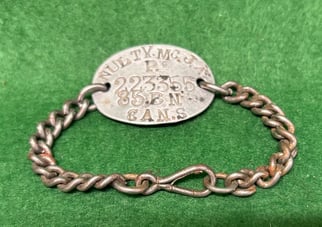WW1 CEF Idenity Bracelet to Private J A...