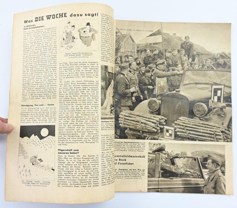 German Third Reich Magazine 'Die Woche' 1941