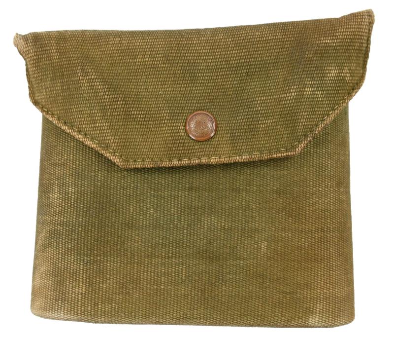 British WW2 Blanco Binocular Case with Bino