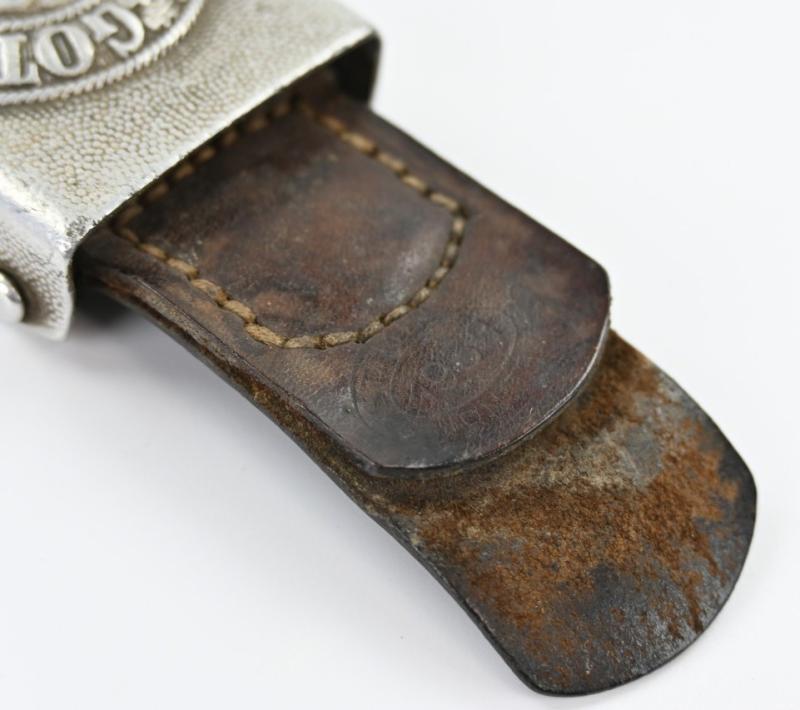 German WH Beltbuckle with Tab 'St. Merkl' 1939