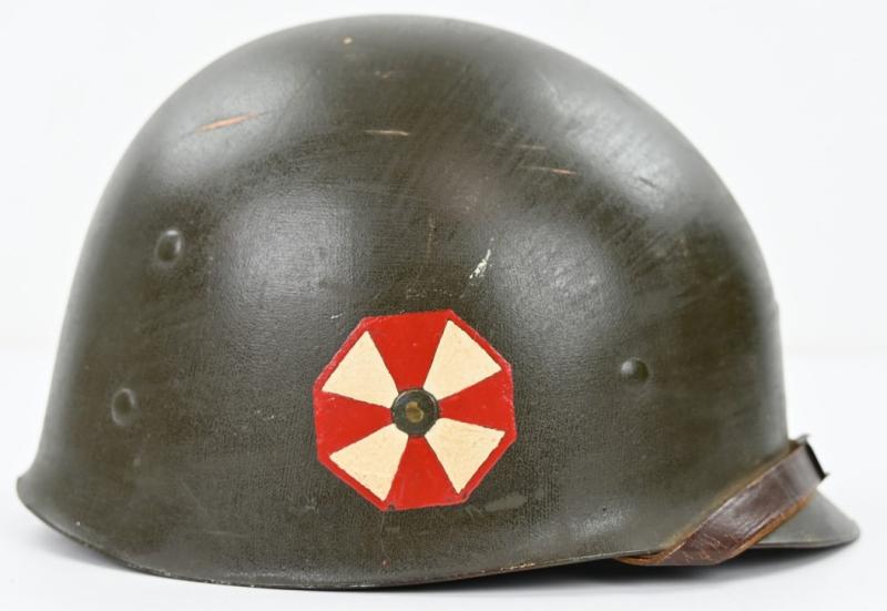 US WW2 Captain Eight Army M1 Helmet Liner