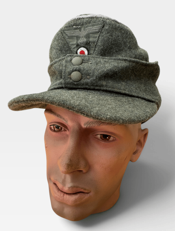 Wehrmacht Heer Officer’s M43 Field Cap by Peter Küpper – 1943 (Size 60)