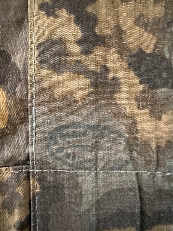 WWII German Waffen SS Zeltbahn Oak Leaf pattern