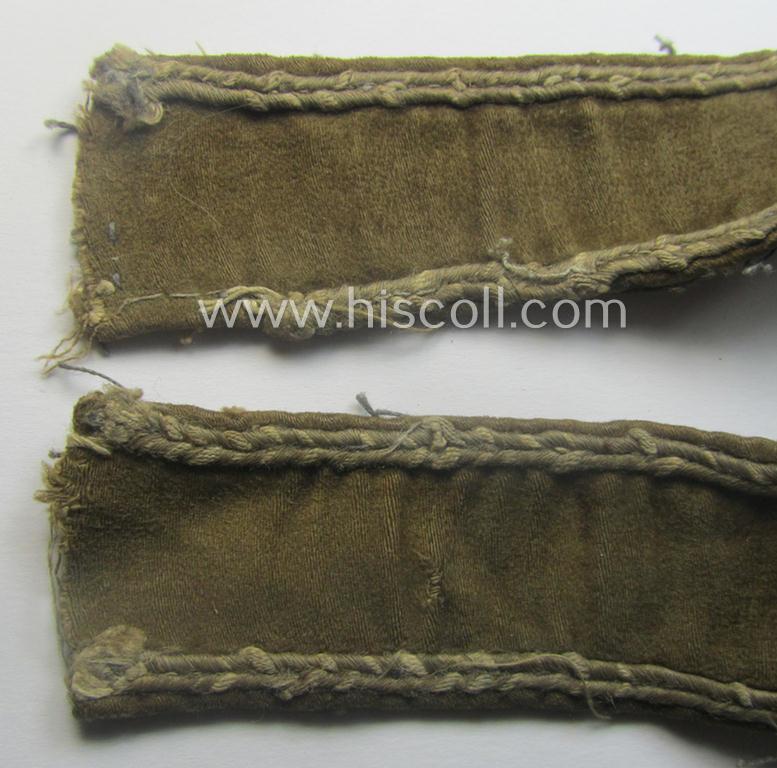 Neat, WH cuff-title (ie. 'Ärmelstreifen') entitled: 'Afrika' that comes in a clearly issued, worn- and/or most certainly once tunic-attached, condition