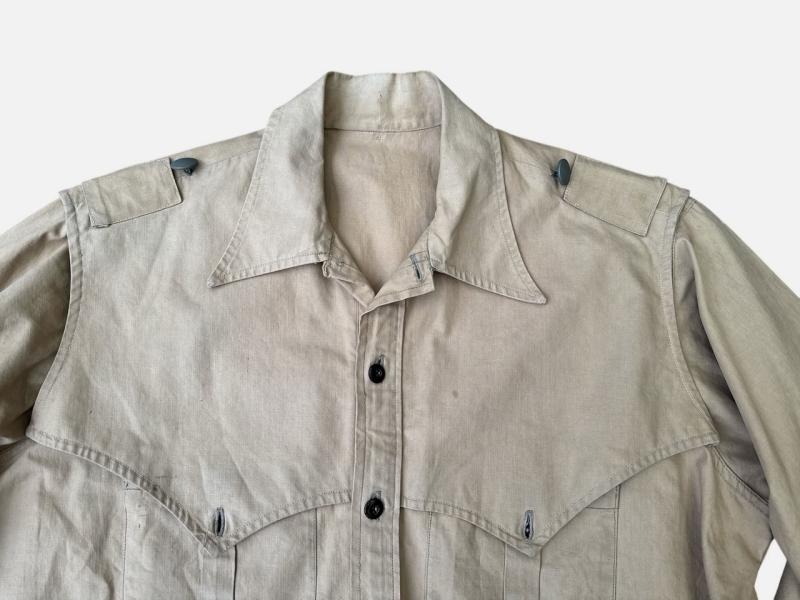 Waffen-SS tropical ‘Sahariana’ Shirt with Insignia