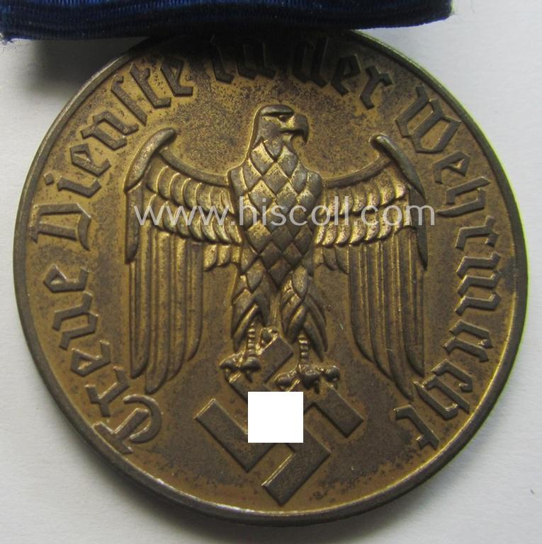 WH (Heeres o. KM): 'Einzelspange' showing a: 'WH-Dienstauszeichnung 3. Stf.'