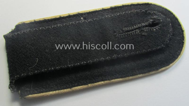Single, Waffen-SS NCO-type shoulderstrap: 'SS-Unterscharführer' who served within the: 'SS-Infanterie-Trpn.'