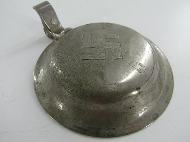 German Trench Art Beer Mug Lid
