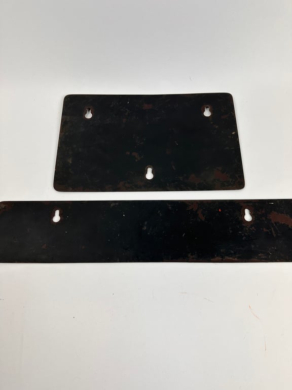 Very rare set of WH license plates "Untoched"