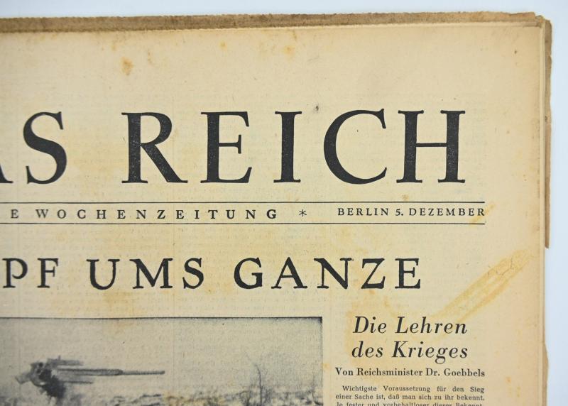 German Newspaper “Das Reich” December 1943