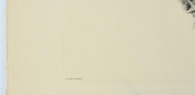 German Portrait Print/Litho of Reichsmarshall Hermann Göring by K.J.Böhringer