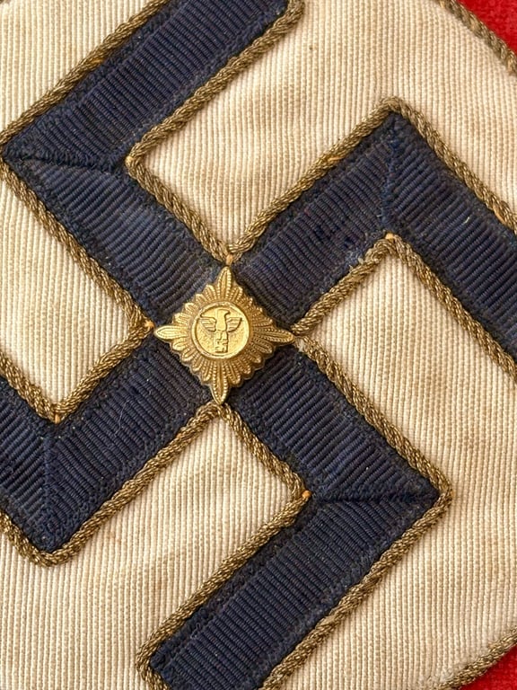 GERMAN WWII RARE THIRD REICH NAZI POLITICAL LEADER KRIEGSLEITER ARMBAND.