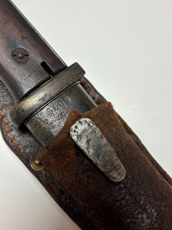 K98 Bayonet Matching "WKC" with brown frog