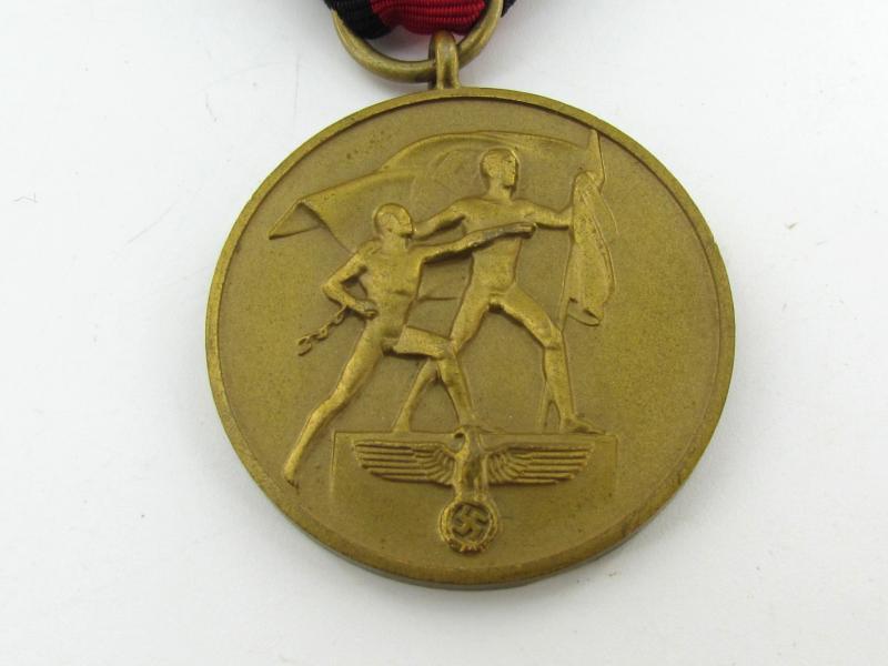 German 1 October 1938 Medal