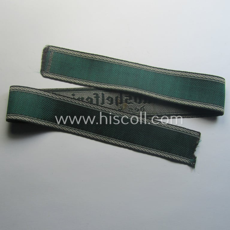 WH (Heeres) female-related 'BeVo'-woven cuff-title (ie. 'Ärmelstreifen'): 'Stabshelferin des Heeres'