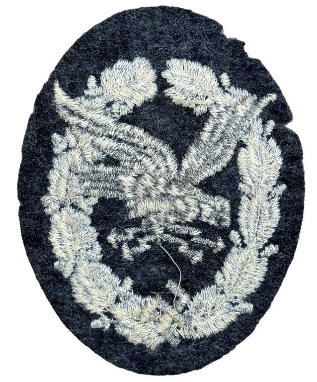 Luftwaffe Radio Operator / Airgunner Badge Cloth