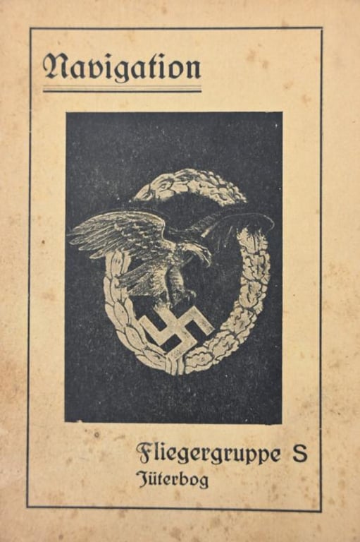 German LW Navigation Booklet Jüterbog