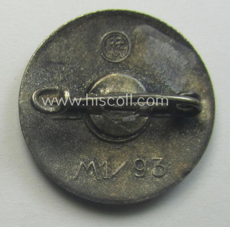 'N.S.D.A.P. - Parteiabzeichen' showing the makers'-designation: 'RzM' and/or: 'M1/93'