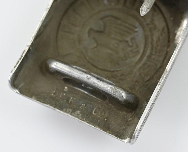 German WH Beltbuckle with Tab 'Dr.Franke & Co'