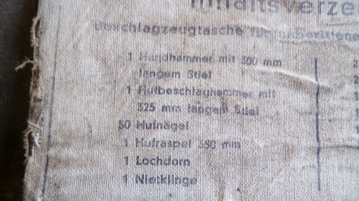 Farrier's tool pouch