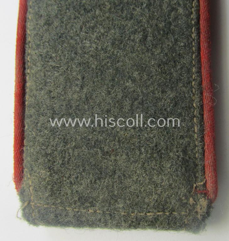 Single, early- (ie. mid-war-)period WH (Heeres) so-called: 'M41 o. 43'-pattern, EM-type shoulderstrap as was intended for - and with certainty worn by! - a: 'Soldat eines (Sturm)Artillerie Abts. o. Rgts.'