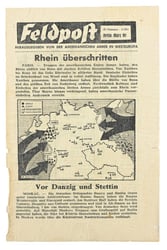 Allied WW2 Droppingsflyer 'Feldpost'