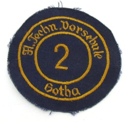 Flieger-HJ 'Fl. Tech.Vorschule Gotha 2' Arm Patch with...