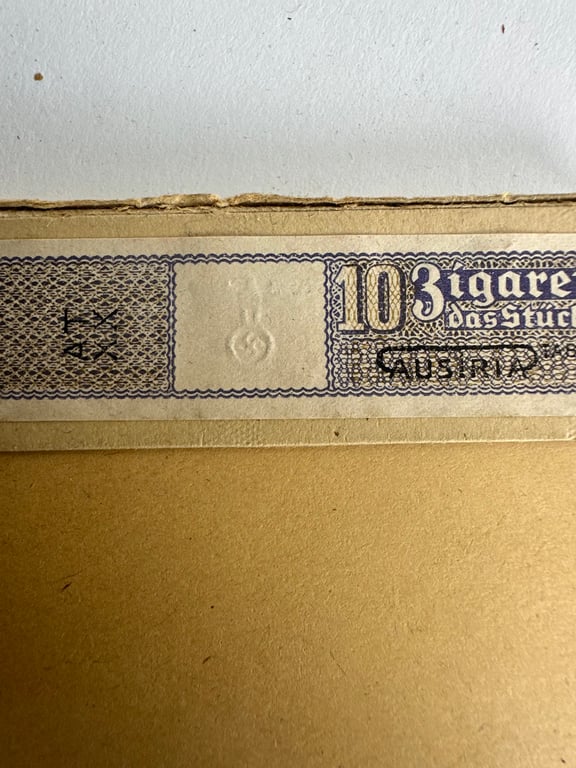 WW2 German "Regie cigaretten"