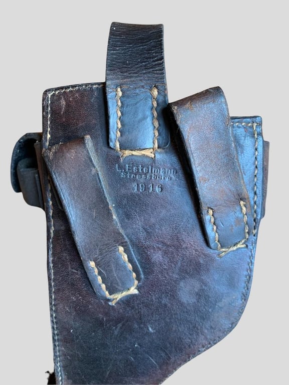 German WW1 C96 Leather Frame