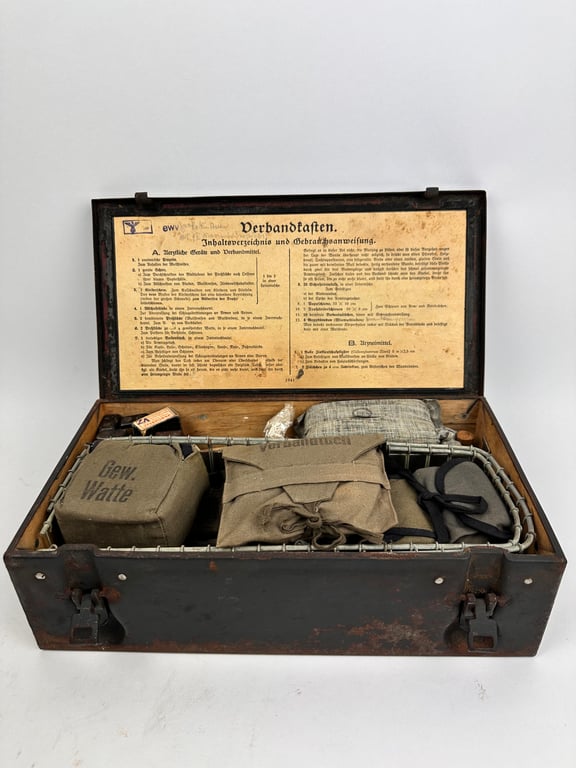 WW2 German 'Verbandkasten' First Aid Box